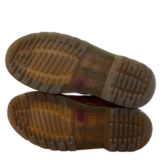 Dr. Matens 1460 Air Wair Fuschia Leather Boots Size 5 - Picture 9 of 9